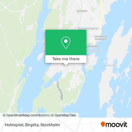 Holmqvist, Birgitta map