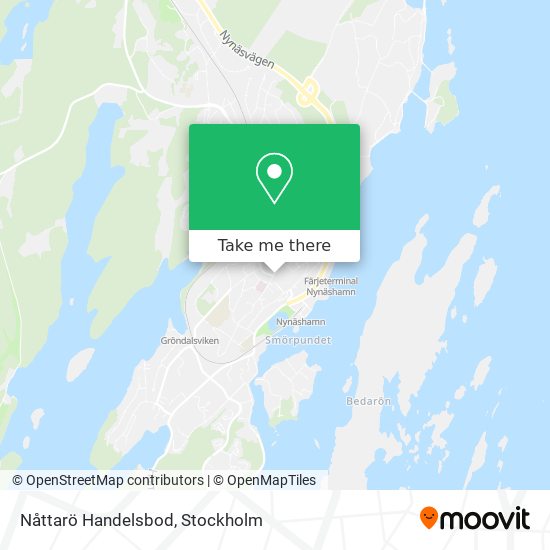 Nåttarö Handelsbod map