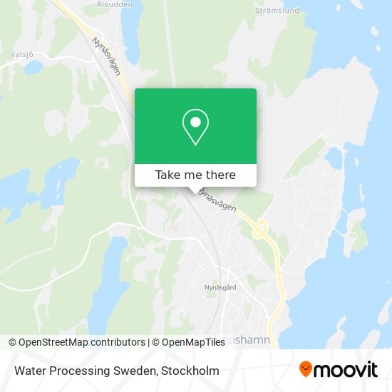 Water Processing Sweden map