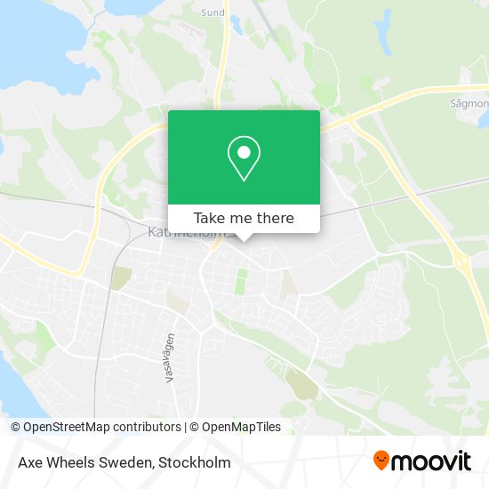 Axe Wheels Sweden map