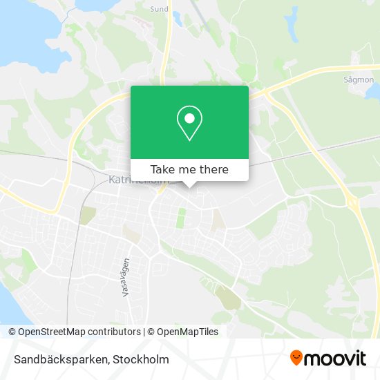 Sandbäcksparken map