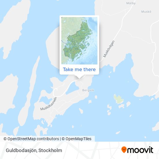 Guldbodasjön map