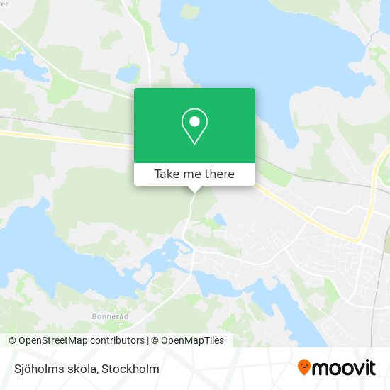 Sjöholms skola map