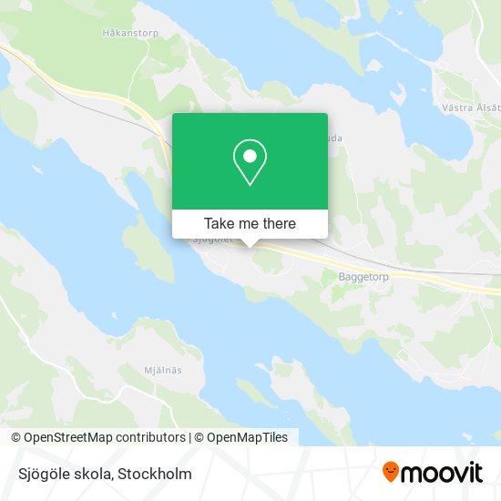Sjögöle skola map