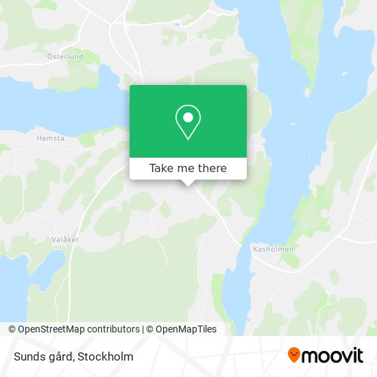 Sunds gård map