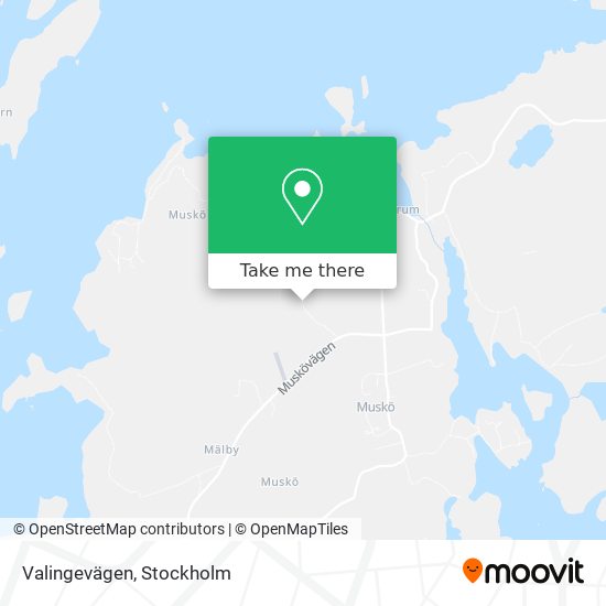 Valingevägen map