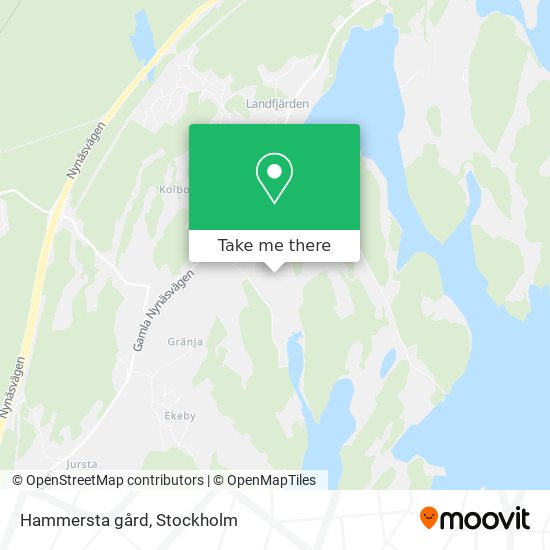 Hammersta gård map