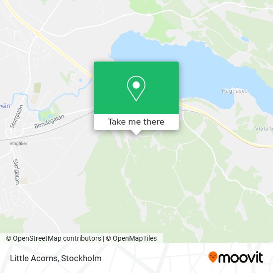 Little Acorns map