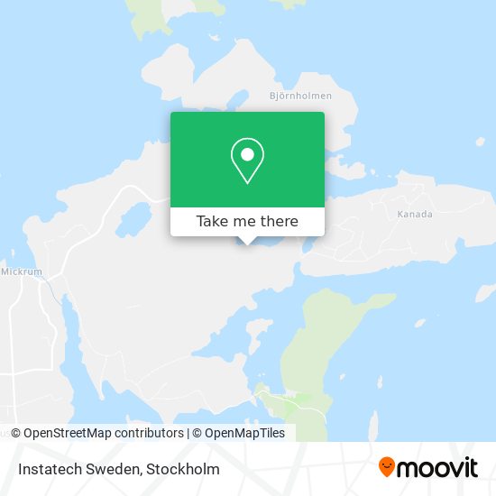 Instatech Sweden map