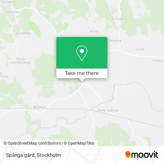 Spånga gård map