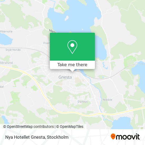 Nya Hotellet Gnesta map