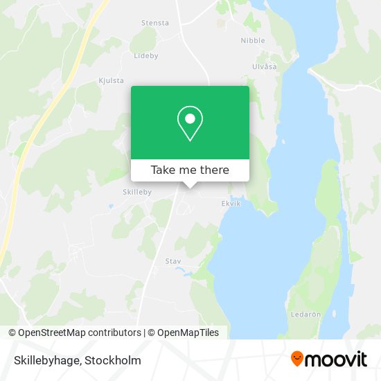 Skillebyhage map