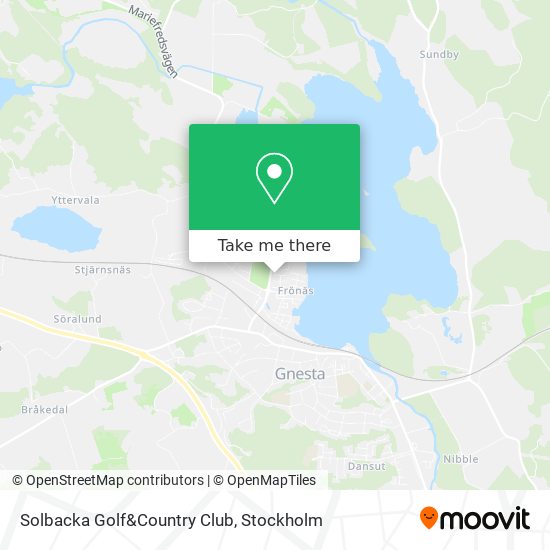 Solbacka Golf&Country Club map