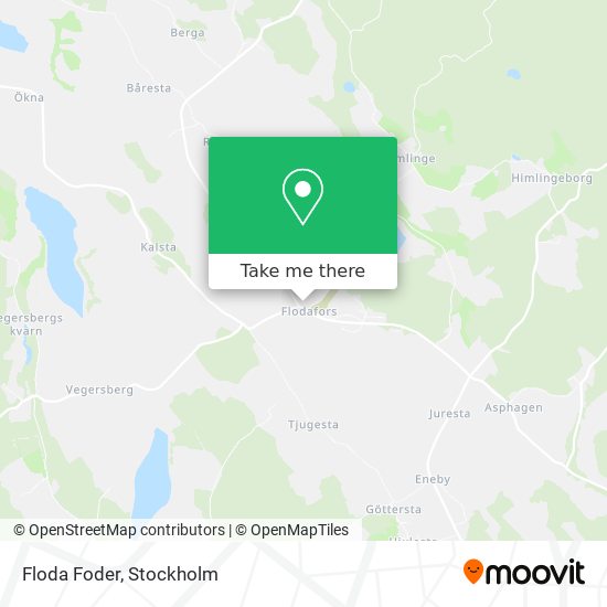 Floda Foder map