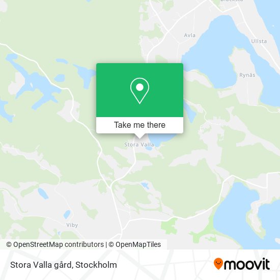 Stora Valla gård map