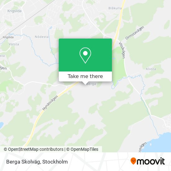 Berga Skolväg map