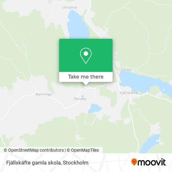 Fjällskäfte gamla skola map