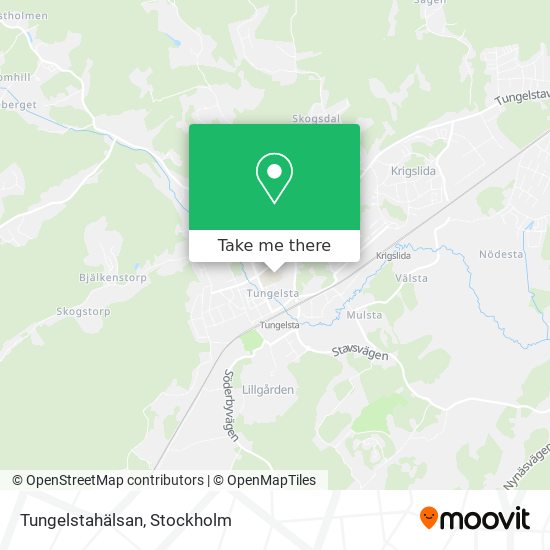 Tungelstahälsan map