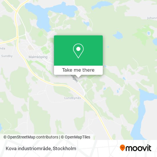 Kova industriområde map