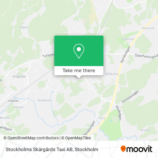 Stockholms Skärgårds Taxi AB map