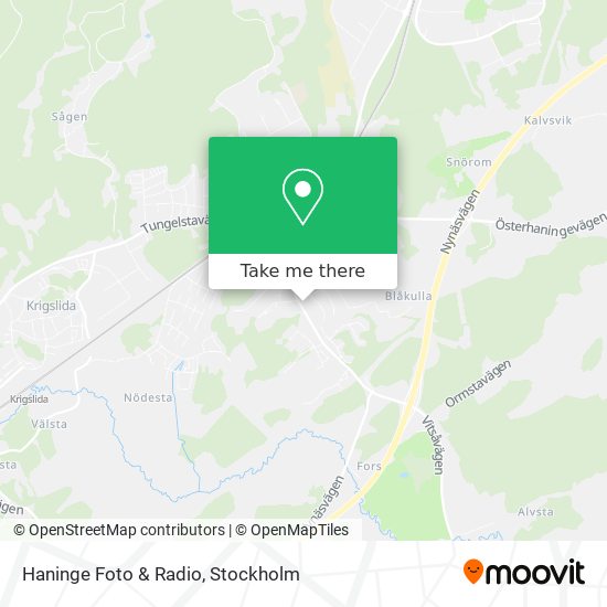 Haninge Foto & Radio map