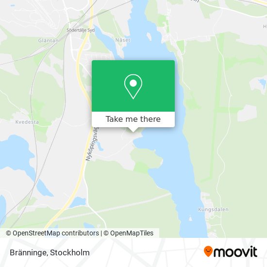 Bränninge map