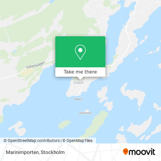 Marinimporten map