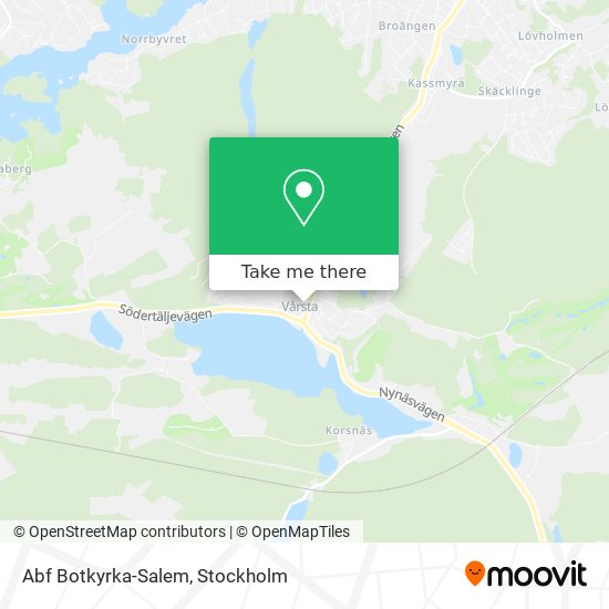 Abf Botkyrka-Salem map