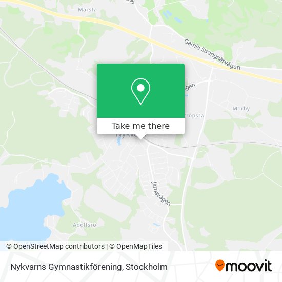 Nykvarns Gymnastikförening map