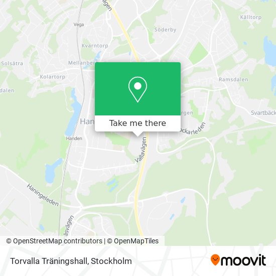 Torvalla Träningshall map