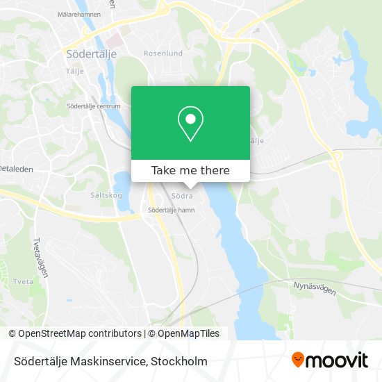 Södertälje Maskinservice map