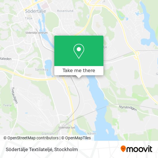 Södertälje Textilateljé map