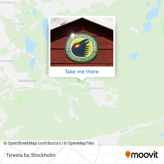 Tyresta by map
