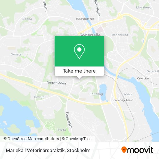 Mariekäll Veterinärspraktik map