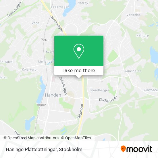 Haninge Plattsättningar map