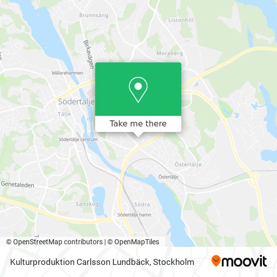 Kulturproduktion Carlsson Lundbäck map