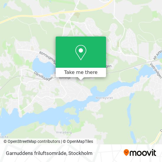 Garnuddens friluftsområde map