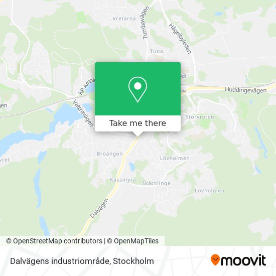 Dalvägens industriområde map