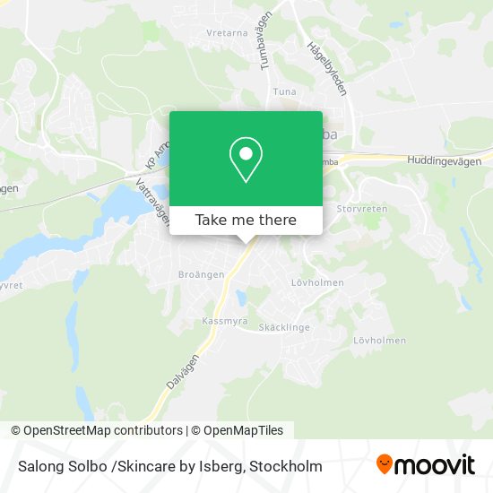 Salong Solbo /Skincare by Isberg map