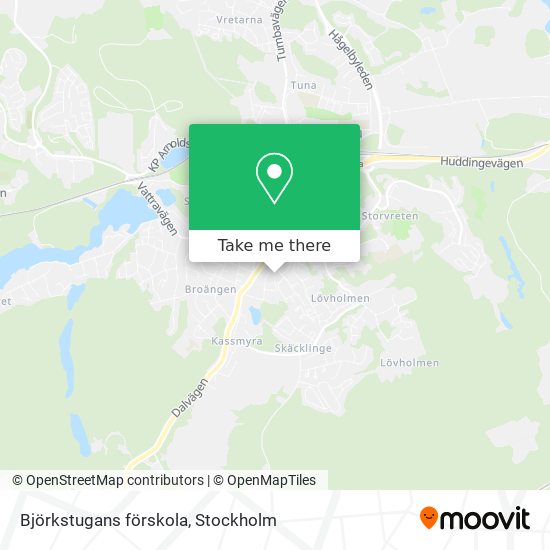 Björkstugans förskola map