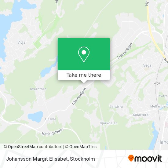 Johansson Margit Elisabet map