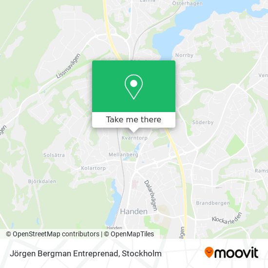 Jörgen Bergman Entreprenad map