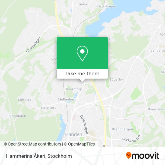 Hammerins Åkeri map