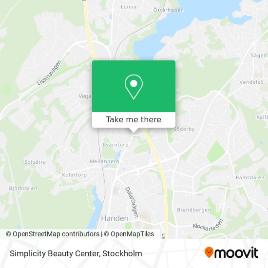 Simplicity Beauty Center map