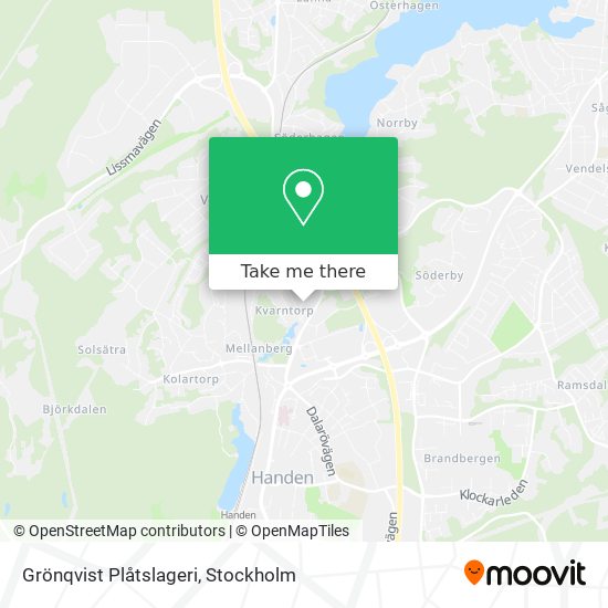 Grönqvist Plåtslageri map