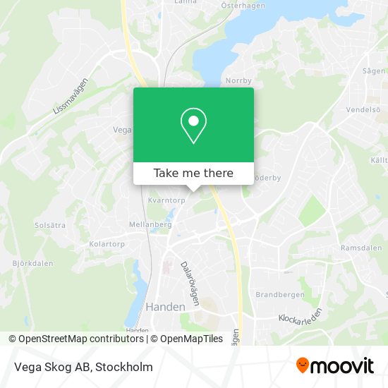 Vega Skog AB map