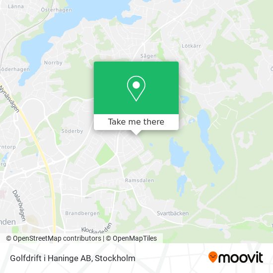 Golfdrift i Haninge AB map