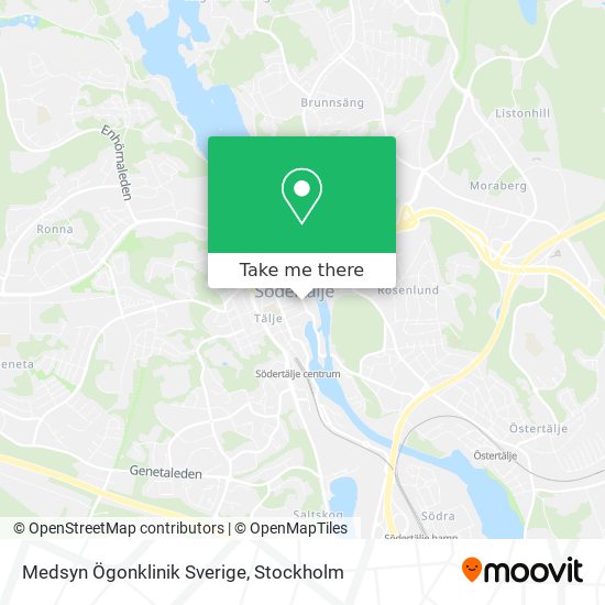 Medsyn Ögonklinik Sverige map