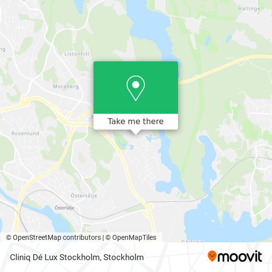 Cliniq Dé Lux Stockholm map