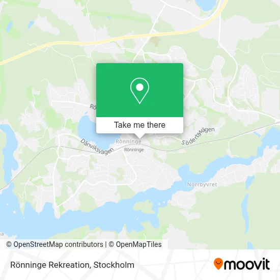 Rönninge Rekreation map